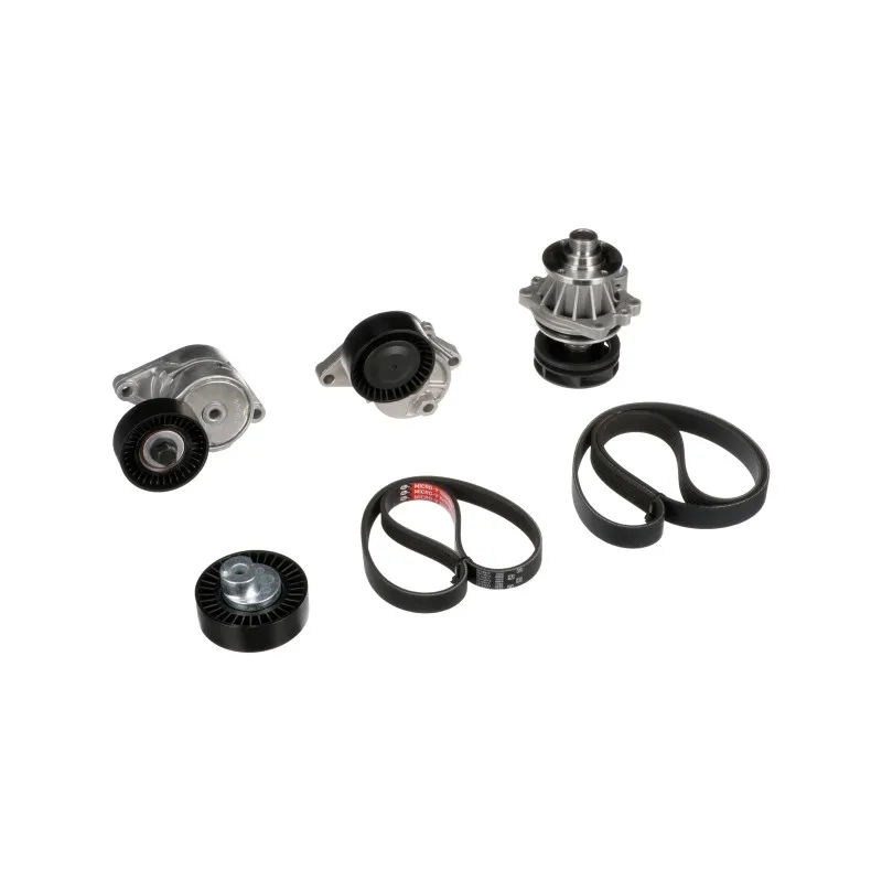 Pompe à eau+Jeu de courroie trapézoïdale à nervures GATES KP26PK1540