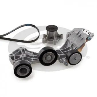Pompe à eau+Jeu de courroie trapézoïdale à nervures GATES KP35PK1715