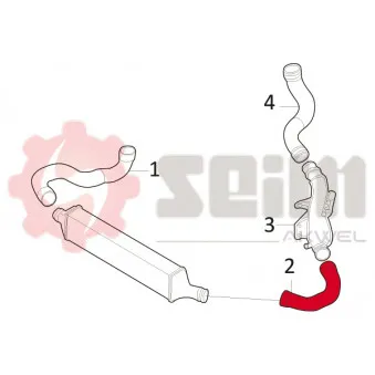 Gaine de suralimentation SEIM 981702