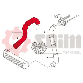 Gaine de suralimentation SEIM 981718