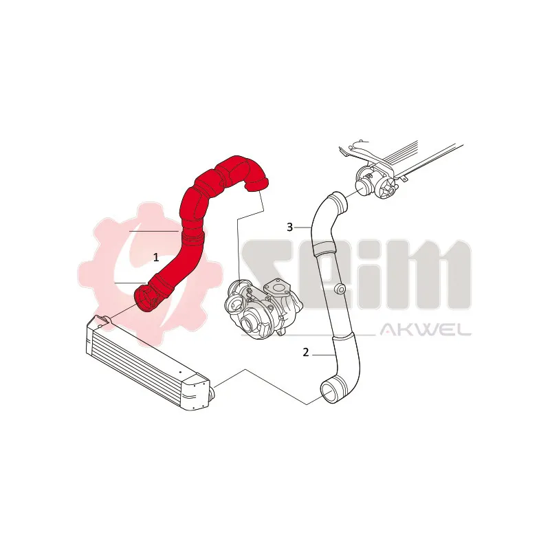 Gaine de suralimentation SEIM 981718