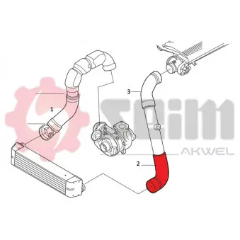 Gaine de suralimentation SEIM 981726