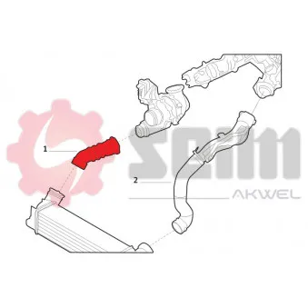 Gaine de suralimentation SEIM 981730