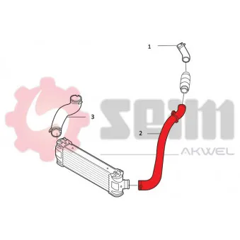 Gaine de suralimentation SEIM 981806