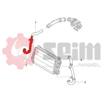 Gaine de suralimentation SEIM 981891