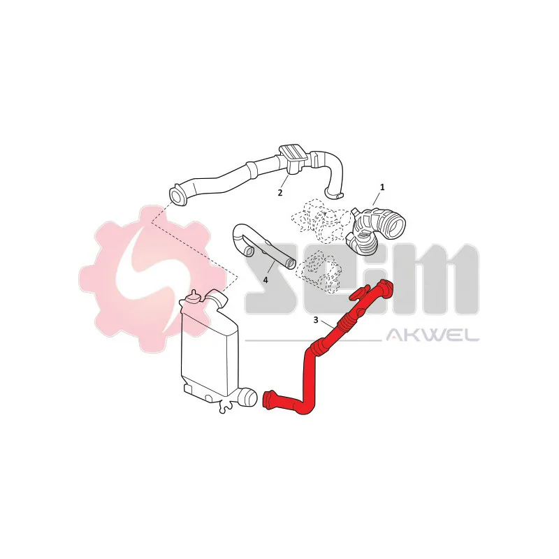 Gaine de suralimentation SEIM 981910