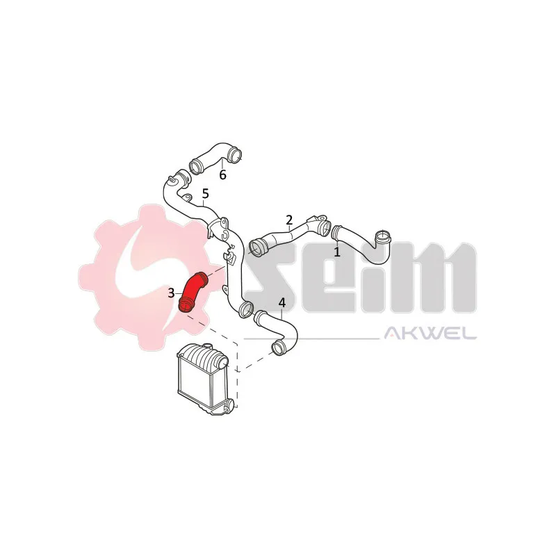 Gaine de suralimentation SEIM 981947