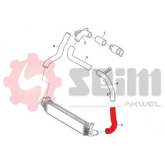 Gaine de suralimentation SEIM 982001