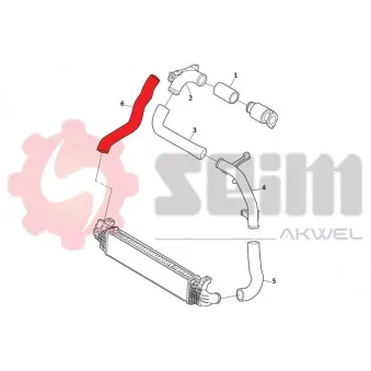 Gaine de suralimentation SEIM 982002