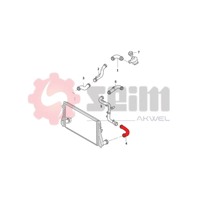 Gaine de suralimentation SEIM 982046