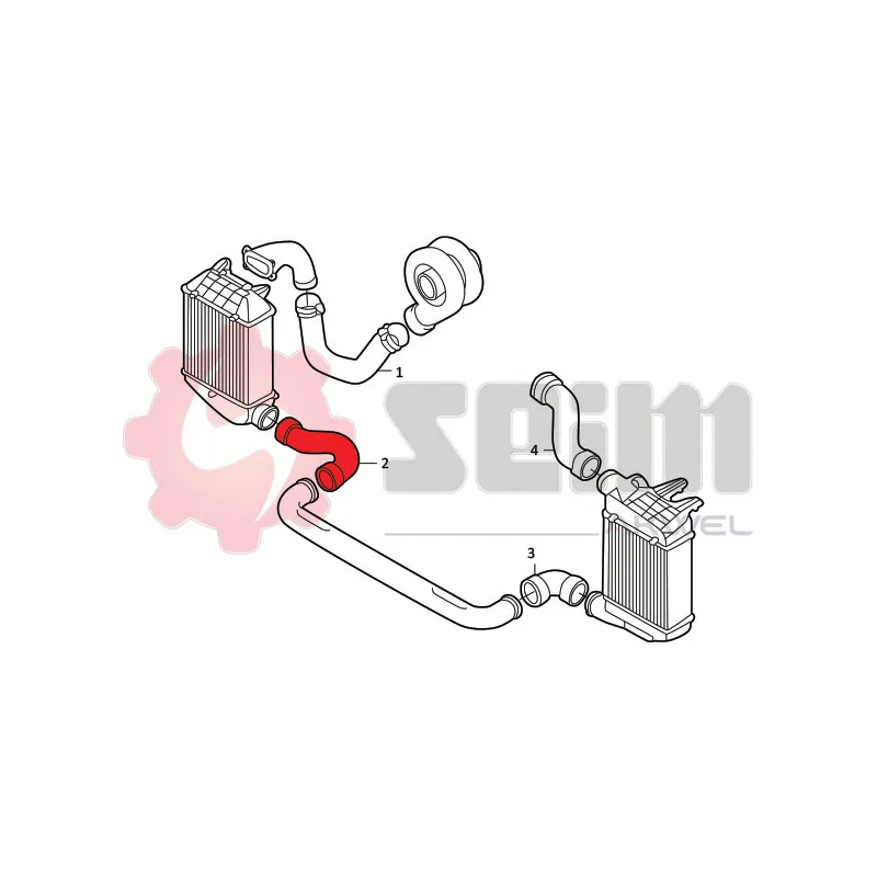 Gaine de suralimentation SEIM 982050