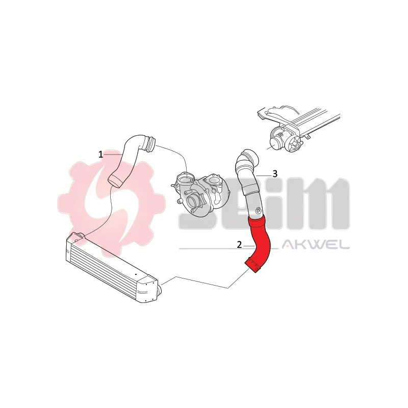 Gaine de suralimentation SEIM 982054