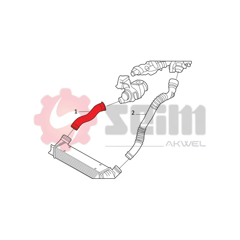 Gaine de suralimentation SEIM 982056