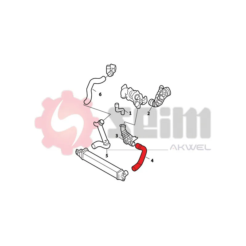 Gaine de suralimentation SEIM 982079