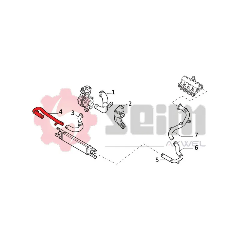 Gaine de suralimentation SEIM 982090