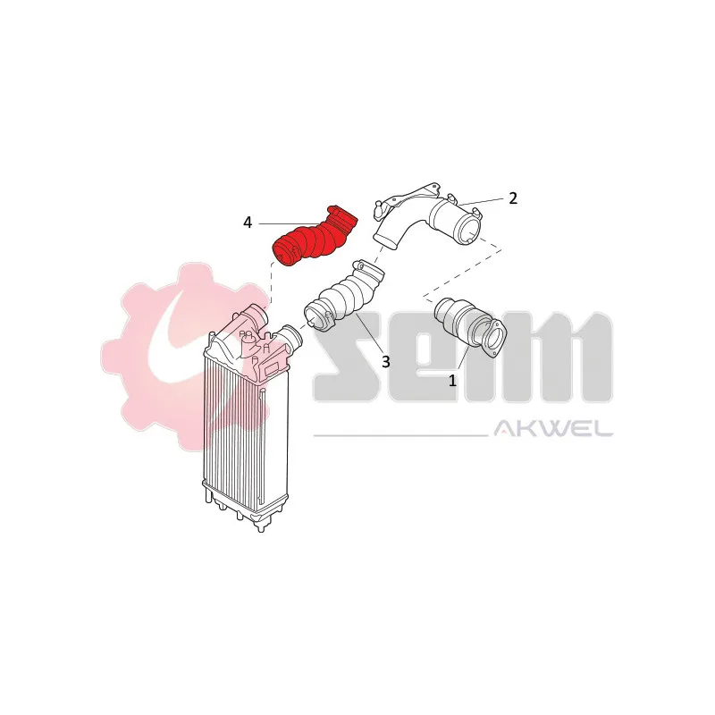 Gaine de suralimentation SEIM 982098