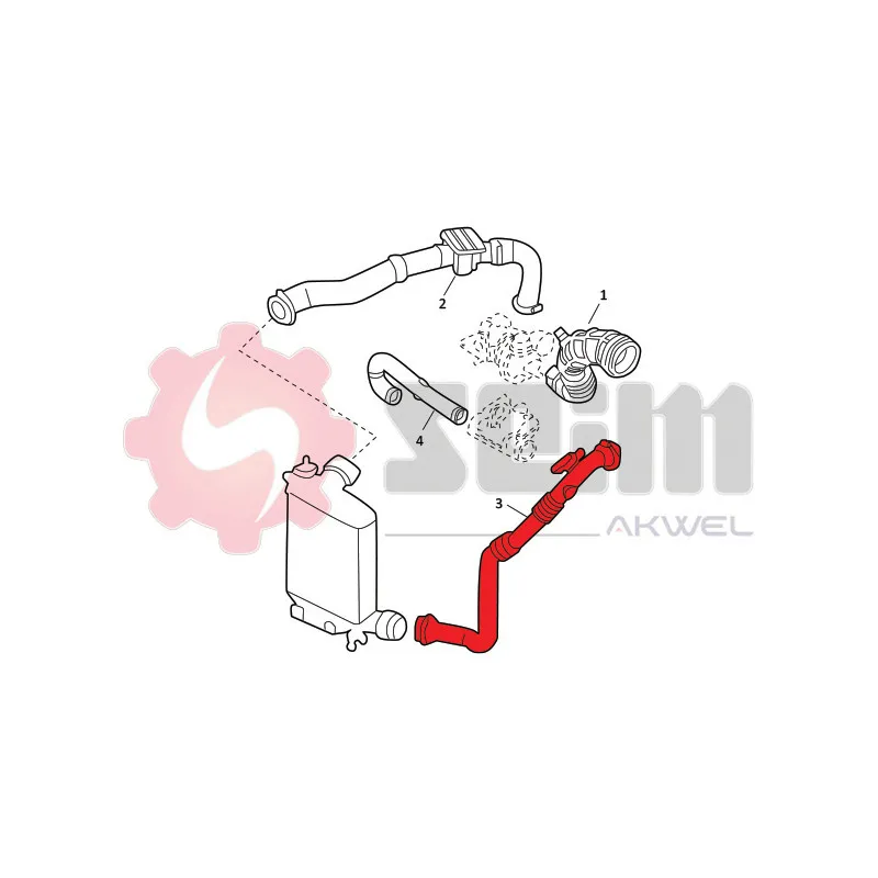 Gaine de suralimentation SEIM 982130
