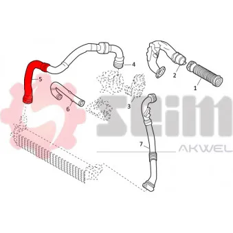 Gaine de suralimentation SEIM 982133