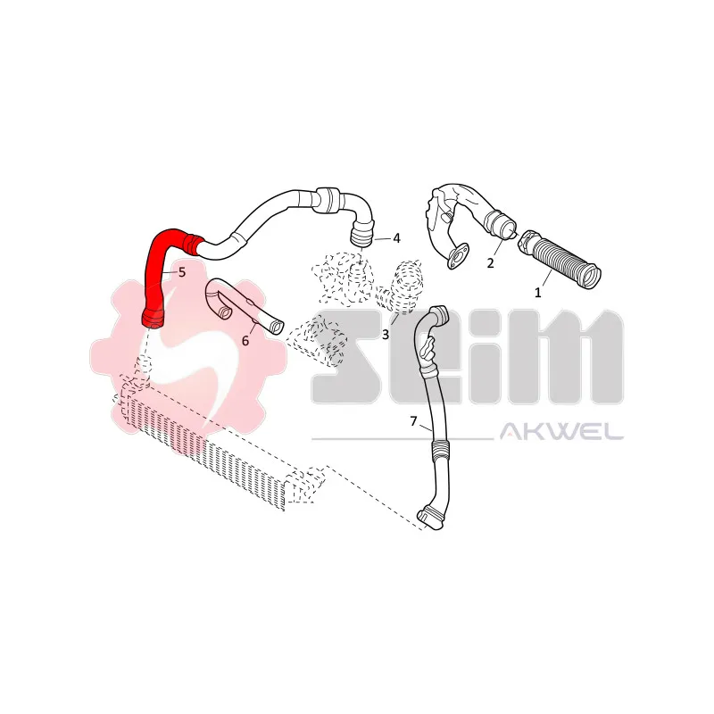 Gaine de suralimentation SEIM 982133