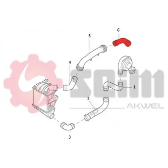 Gaine de suralimentation SEIM 982143
