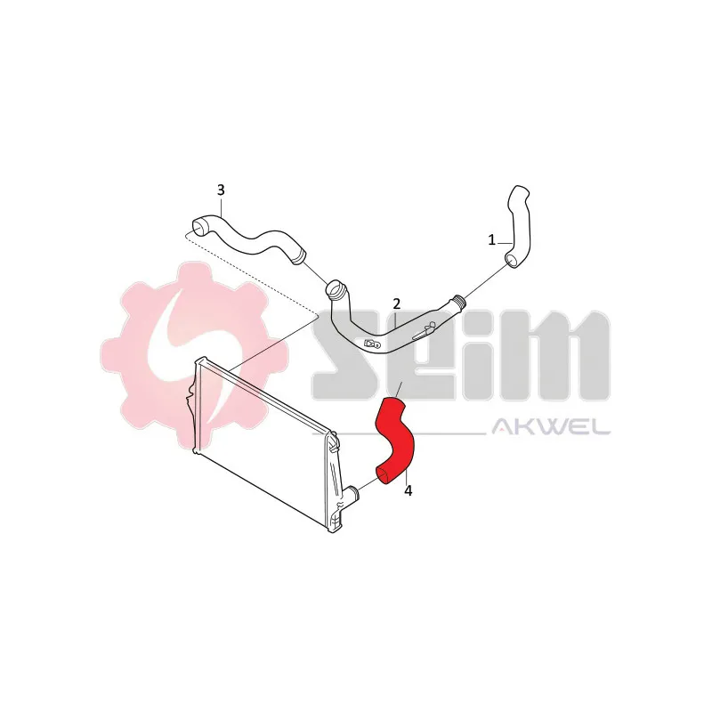 Gaine de suralimentation SEIM 982151