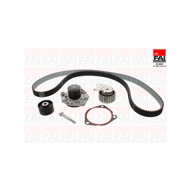 Pompe à eau + kit de courroie de distribution FAI AutoParts TBK433-6332