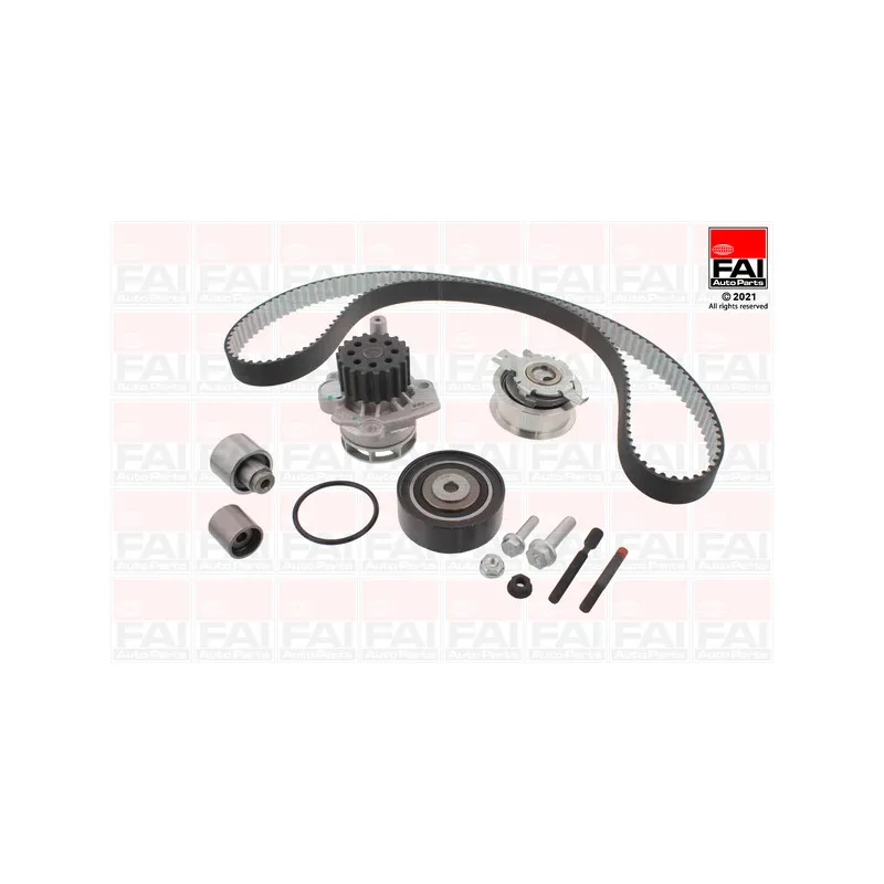 Pompe à eau + kit de courroie de distribution FAI AutoParts TBK539-6513