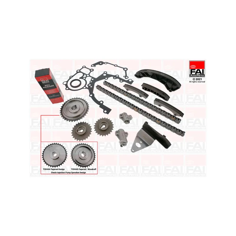 Kit de distribution par chaîne FAI AutoParts TCK445