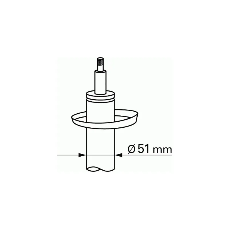 Jeu de 2 amortisseurs avant SACHS 100 456