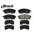 Jeu de 4 plaquettes de frein avant BRECK 21562 00 701 00 - Visuel 3