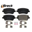 Jeu de 4 plaquettes de frein avant BRECK 23973 00 702 10 - Visuel 3