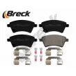 Jeu de 4 plaquettes de frein avant BRECK 24391 00 701 00 - Visuel 2