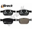 Jeu de 4 plaquettes de frein avant BRECK 24399 00 553 00 - Visuel 2