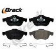 Jeu de 4 plaquettes de frein avant BRECK 24536 00 701 00 - Visuel 3