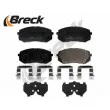 Jeu de 4 plaquettes de frein avant BRECK 25205 00 701 00 - Visuel 2