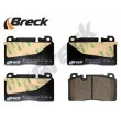 Jeu de 4 plaquettes de frein avant BRECK 25643 00 551 00 - Visuel 2