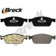 Jeu de 4 plaquettes de frein avant BRECK 25736 00 701 00 - Visuel 2