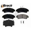 Jeu de 4 plaquettes de frein avant BRECK 25979 00 701 00 - Visuel 3