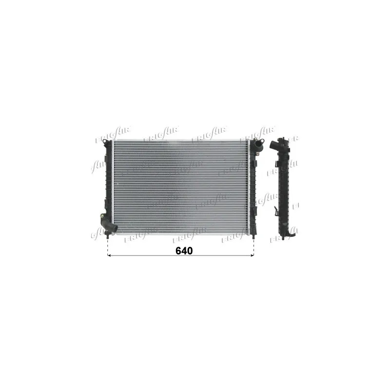 Radiateur, refroidissement du moteur FRIGAIR 0102.3122