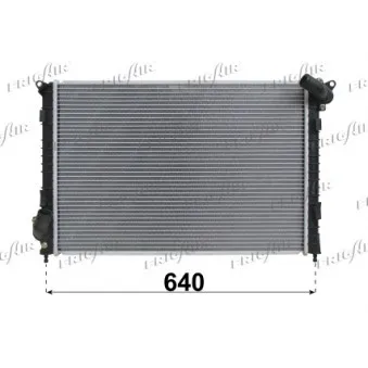 Radiateur, refroidissement du moteur FRIGAIR 0102.3124