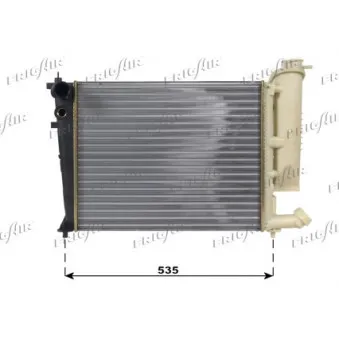 Radiateur, refroidissement du moteur FRIGAIR 0103.3013
