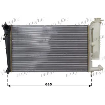 Radiateur, refroidissement du moteur FRIGAIR 0103.3020