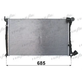 Radiateur, refroidissement du moteur FRIGAIR 0103.3022