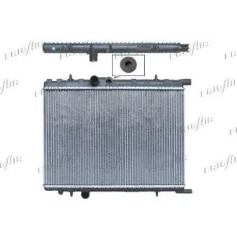 Radiateur, refroidissement du moteur FRIGAIR 0103.3041