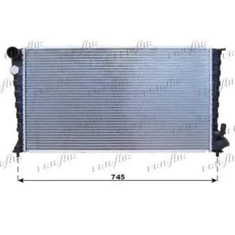 Radiateur, refroidissement du moteur FRIGAIR 0103.3043