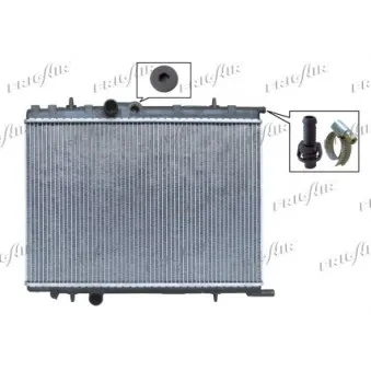 Radiateur, refroidissement du moteur FRIGAIR 0103.3056