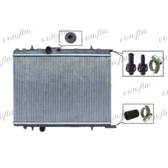 Radiateur, refroidissement du moteur FRIGAIR 0103.3062