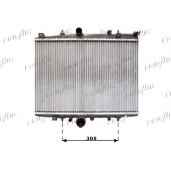 Radiateur, refroidissement du moteur FRIGAIR 0103.3064