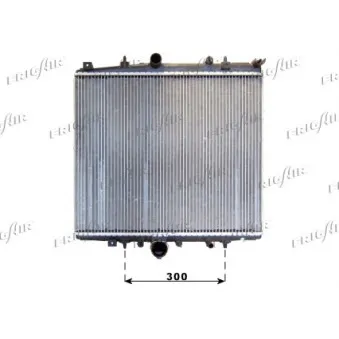 Radiateur, refroidissement du moteur FRIGAIR 0103.3065