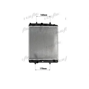 Radiateur, refroidissement du moteur FRIGAIR 0103.3069